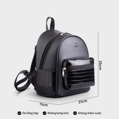 Balo Yuumy ( Thời trang nữ tiện lợi cỡ trung - Balo da Seasand YBA87 )