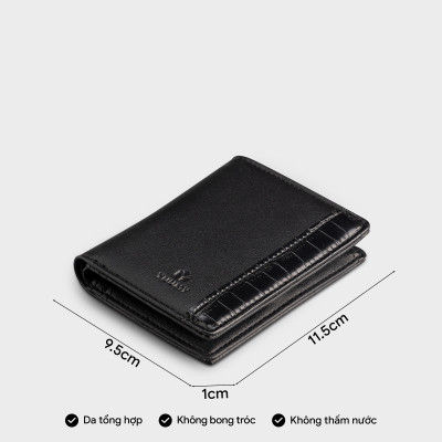 Ví Yuumy ( Thời trang nữ dáng đứng gập đôi tiện dụng - Ví da Seasand YV96 )