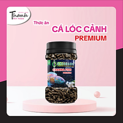 Thức ăn Cá Lóc Cảnh Bổ Sung của hiệu GREENABC - Phát triển khung xương, màu sắc, tăng độ sung - Hộp 65g