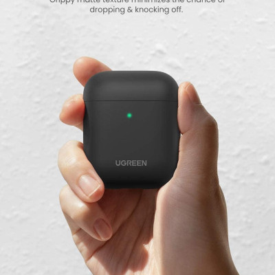 Ugreen UG80479LP367TK Airpods Màu Đen Hộp bảo vệ Silicone - HÀNG CHÍNH HÃNG