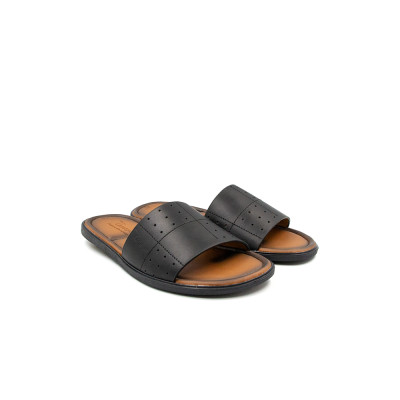 Dép Nam Quai Ngang TOMOYO Da Bò Nhập Khẩu cao cấp TMD80001