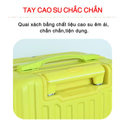 Vali kéo du lịch cao cấp bảo hành chính hãng Size 24inch-KS 219 - Vàng hồng