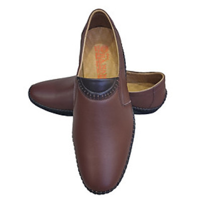 Giày mọi nam da bò thật HÀ NAM cao cấp GM2043