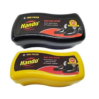 Xi mút đánh bóng, làm mờ vết xước giày da, đồ da Hando 50g (Đen / Nâu)
