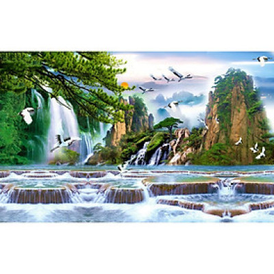 Tranh Dán Tường 3D Cao Cấp WG_225