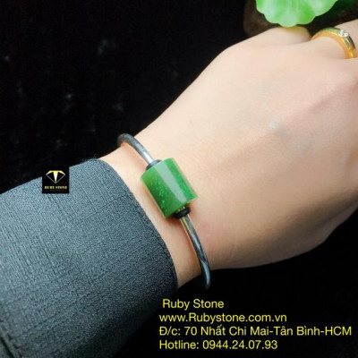 Lắc tay bạc lu thống ngọc xinh yêu tại Ruby Stone
