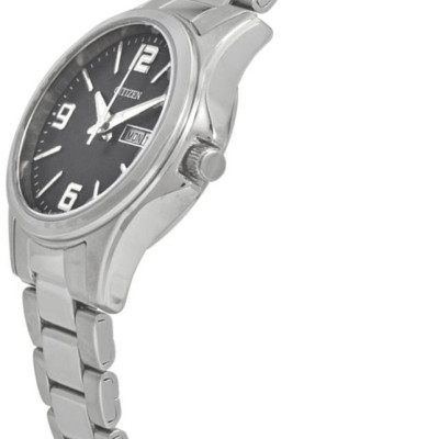 Đồng Hồ Nữ Citizen Dây Thép Không Gỉ EQ0591-56E - Mặt Đen