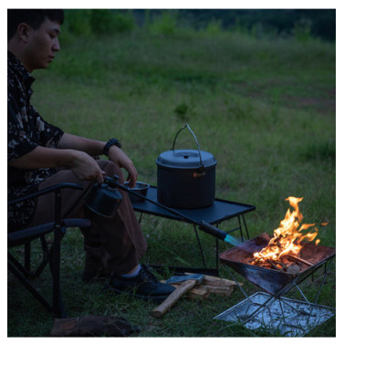 Đèn khò cán dẫn khí dài mạ Titanium đen Campingmoon BKMT-3955