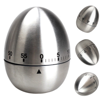 Đồng hồ hẹn giờ sinh học hình quả trứng vỏ inox - HENRYSA