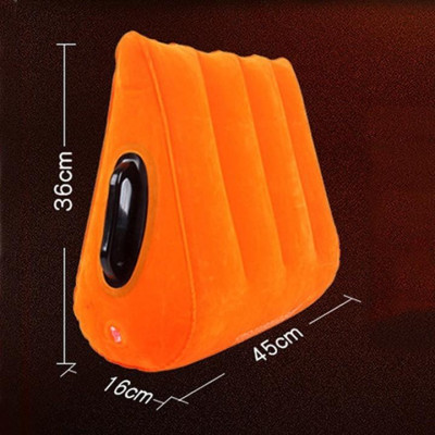 (Tặng Kèm Bơm Tay) Gối Bơm Hơi Tình Nhân Bằng Pvc Dành Cho Cặp Đôi Chơi Game, Ghế Bơm Hơi Tình Yêu Đệm Hông Bền Dày