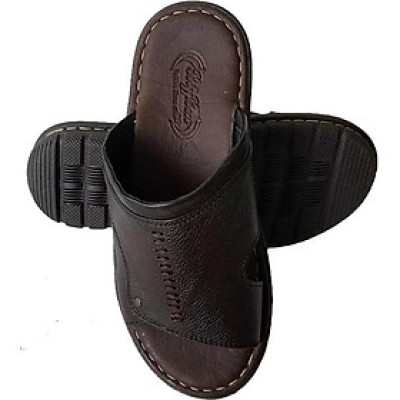 Dép Da Nam BIGGBEN May Đế Da Bò Thật DN38