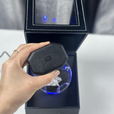 Hộp xoay 1 dáng nghiêng Saike có đèn