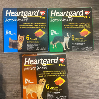 Viên Nhai Xổ Giun HEARTGARD - Phòng Giun Tim, Giun Đũa, Giun Móc Dành cho Chó