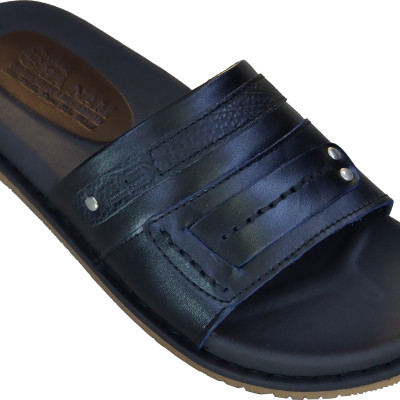 Dép Nam Quai Ngang Da Bò Thật HÀ NAM Cao Cấp DN271