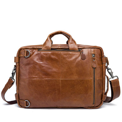Cặp công sở nam - Balo nam da bò cao cấp BHM432 Ba lô laptop 14inch