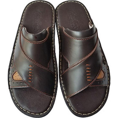 Dép Nam Da Bò BIGGBEN Cao Cấp DN258