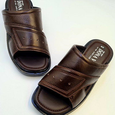 DÉP QUAI NGANG NAM DA BÒ DONAVY CAO CẤP MAY FULL QUAI VÀ ĐẾ RẤT CHẮC CHẮN BAO ĐI MƯA DTOMY