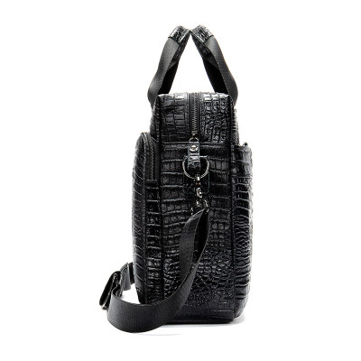 Túi xách nam DA BÒ THẬT họa tiết cá sấu – BEE GEE CCS5549