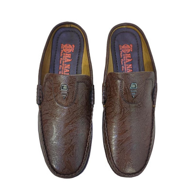 Dép Bít Mũi Nam Da Bò Thật TiTi ĐÔ Cao Cấp GSB20131d