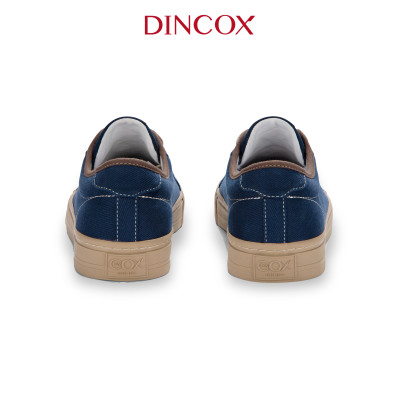 Giày Sneaker Vải Canvas Nam Nữ E12 Dark Navy Dincox