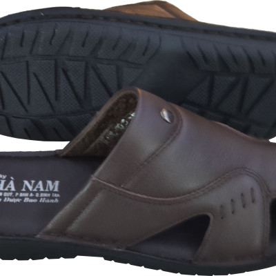 Dép Bít Mũi Nam Da bò Thật HÀ NAM Cao Cấp GSB2040
