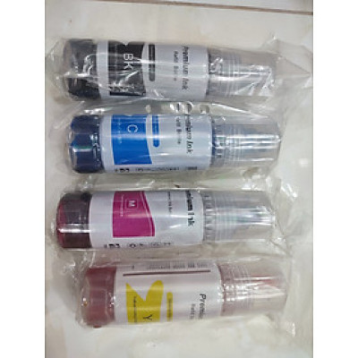 Bộ mực 4 màu dành cho máy in Epson L1110 L3110 L1250 L3210 giá rẻ