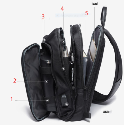 Túi đeo chéo đeo ngực nam cao cấp phong cách châu âu