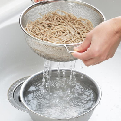 Rổ lưới inox có tay cầm Echo nội địa Nhật Bản