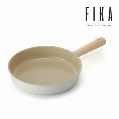 [Hàng chính hãng] Chảo chiên, cạn chống dính bếp từ Fika Neoflam 24cm. thành cao 5,4cm, dài 41cm (bao gồm cán), khối lượng 765g, phủ gốm chống dính cả trong, ngoài. Màu trắng ngà. Hàng có sẵn giao ngay.
