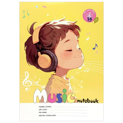 Tập Chép Nhạc 5 - 36 Trang - Văn Lang