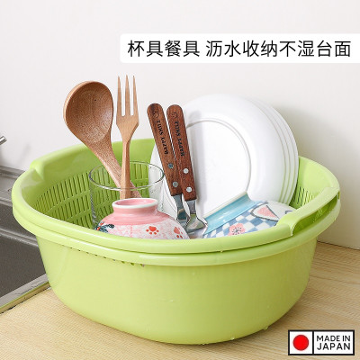 Chậu lót dáng oval thương hiệu Sanada Seiko 5.3L - Hàng nội địa Nhật Bản | Made in Japan