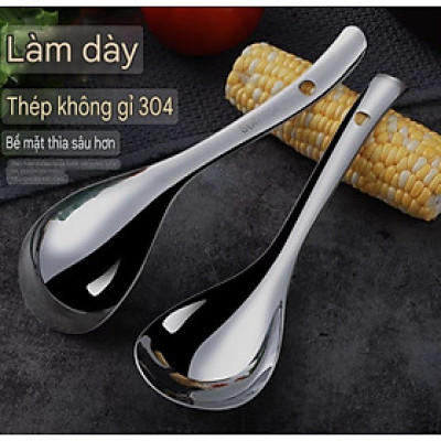 Vá Múc Cơm Inox - Muỗng muôi múc cơm, bới xới cơm. Dụng cụ nhà bếp thiết yếu mọi gia đình. Vá cơm INOX dễ sử dụng, vệ sinh AN TOÀN CHO SỨC KHOẺ