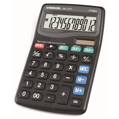 Máy Tính Vinacal DB-12TD - Màu Đen