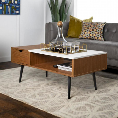 Bàn sofa phòng khách phong cách ấn tượng SMLIFE Clive