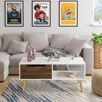 Bàn trà bằng gỗ chất lượng cho phòng khách SMLIFE Cabaji