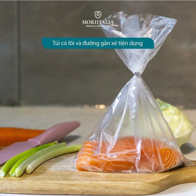 Túi đựng thực phẩm Laspalm tự hủy an toàn tiện lợi TDTP30006842, TDTP40006828, TDTP20006835, DTP40006811 (120 túi/cuộn) nhiều size