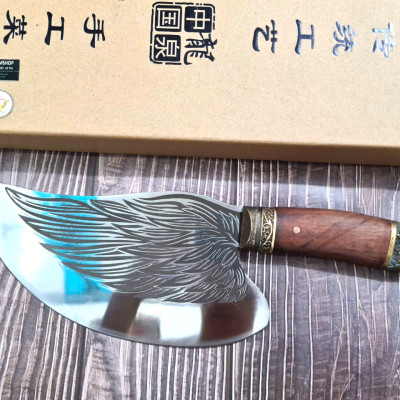 DAO BẾP - DAO THÁI CẮT HOA VĂN KHÂU ĐỒNG MÃ  A6 DT159 NT topcomshop vn