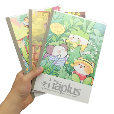 Tập Haplus Olala - Kẻ Ngang - 80 Trang 70gsm - Hải Tiến 6850 (Mẫu Bìa Giao Ngẫu Nhiên)