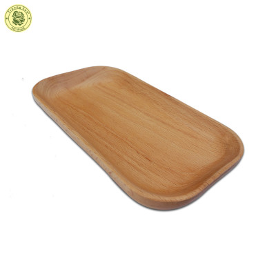 Khay Gỗ Hình Chữ Nhật Có Chân Đế Dài 18 Cm TL71 - Đồ Gỗ Nhà Bếp Thương Hiệu Trường Sơn