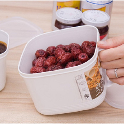 Hộp đựng bảo quản nắp mềm có tay cầm tiện lợi ( dung tích 1.4L ) - Hàng nội địa Nhật Bản.