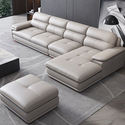Sofa da góc L cao cấp Juno Sofa HDCT-20