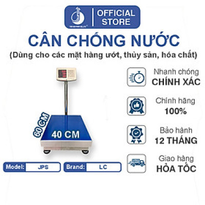 Cân Tính Tiền Chống Nước JPS - Mặt Bàn Cân 500x600MM