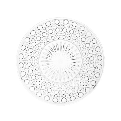 Khay trái cây nhựa JB vân gợn sóng - Trong suốt - Hàng nhập khẩu chính hãng Cobihome