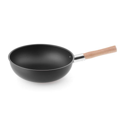 Chảo sâu lòng cán gỗ 32