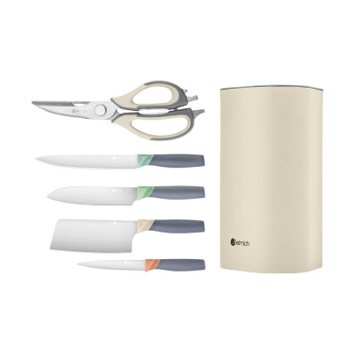 Bộ dao kéo 05 món Elmich diamond EL-8404 - Hàng Chính Hãng