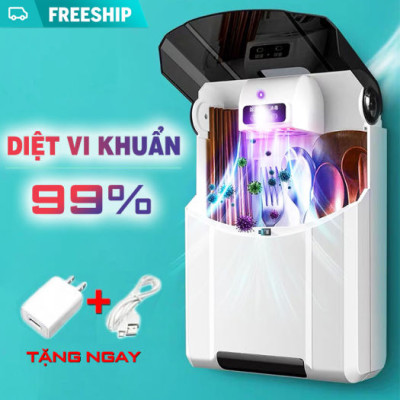 Hộp đựng đũa thìa khử khuẩn chống ẩm mốc, máy sấy đũa thìa tiệt trùng khử khuẩn bằng tia UV