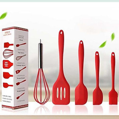 Bộ Dụng Cụ Làm Bánh 5 Món Silicone