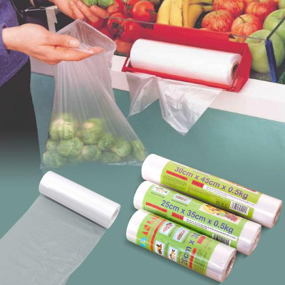 Túi Đựng Thực Phẩm Sinh Học An Lành Cuộn Túi Bóng Nhiều Kích Cỡ Đựng Thức Ăn Tủ Lạnh Bảo Quản Sạch Sẽ - 0.5kg - Hàng Loại 1