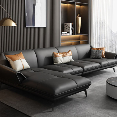 Sofa da góc L Vintage Tundo HDCT-15