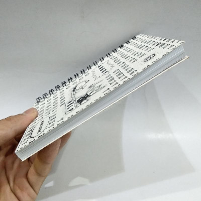 Sổ Lò Xo Khai Trí Stationery Mini Game - Size S - Mẫu 2 - Hình Chữ - Màu Trắng